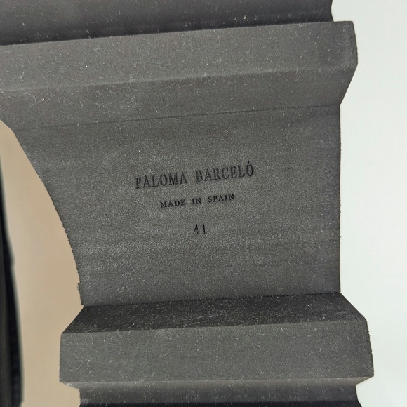 Paloma Barceló Teseo Iris Saw Edge Platform Loafer Moka Brown EU41 US 10.5 NIB - Picture 4 of 15